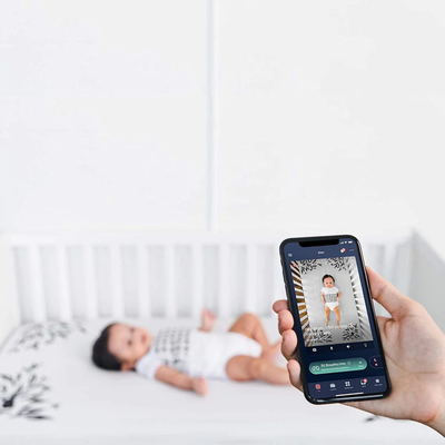 Lençol Infantil Para Berço Smart Sheet (Monitoramento de Altura) Nanit Cinza