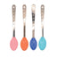 Nuby 2-in-1 Hot Safe 4 Pack Feeding Spoons