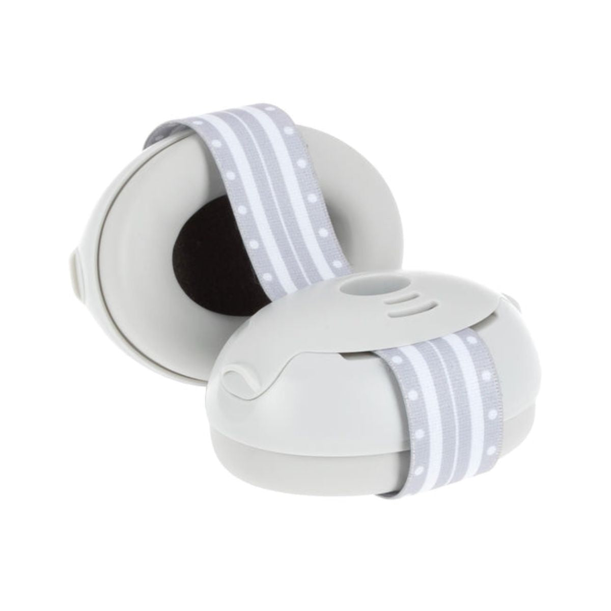 Nuby Soft Sounds Adjustable Earmuffs for Babies - Gray