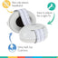 Nuby Soft Sounds Adjustable Earmuffs for Babies - Gray