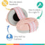 Nuby Soft Sounds Adjustable Earmuffs for Babies - Pink