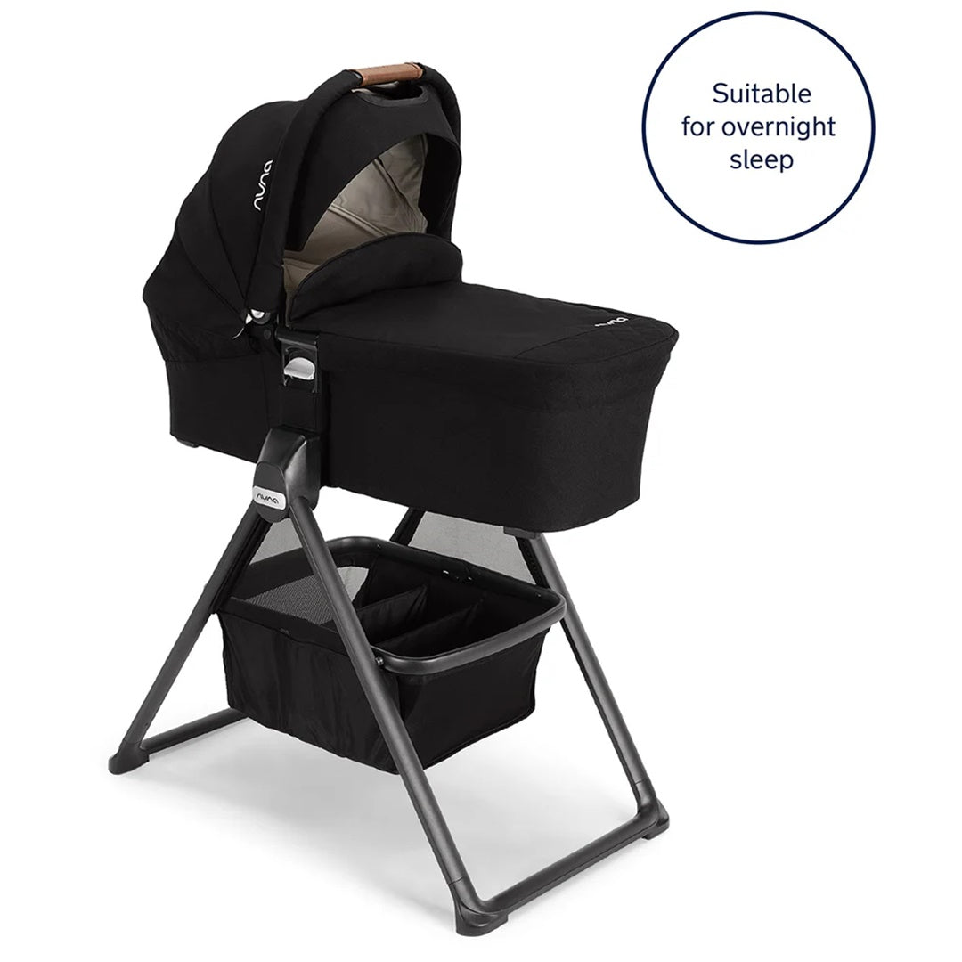 Nuna Mixx Series Bassinet & Stand - Caviar