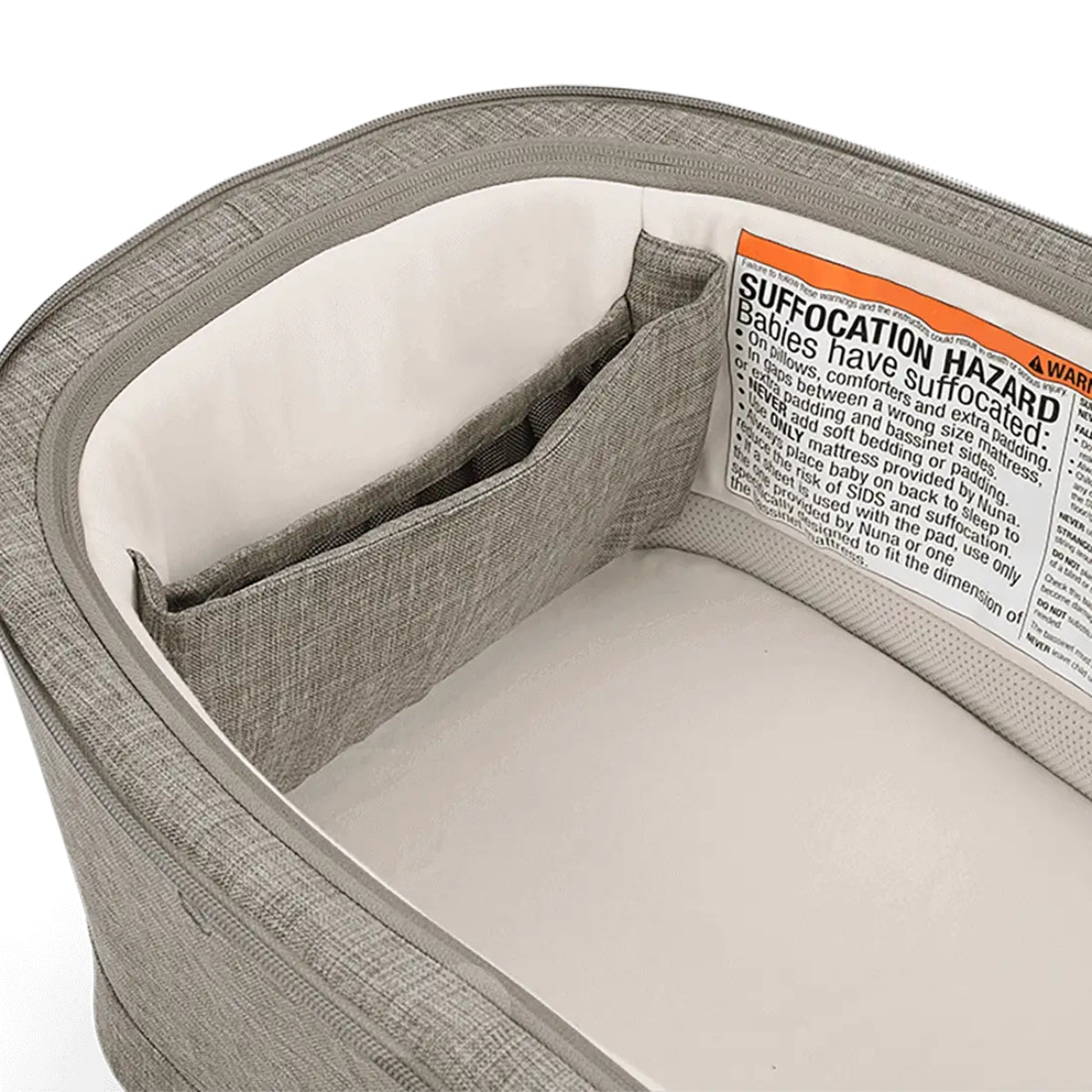 Nuna SWIV & TRIV Series Bassinet + Stand BWM Collection - Graphene on Luna Baby Store Miami