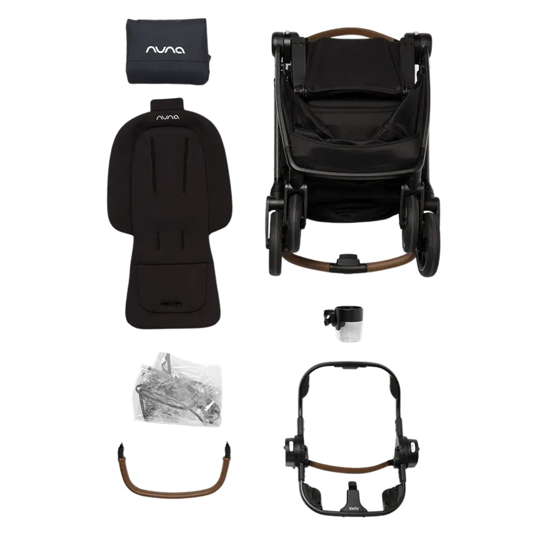 Nuna SWIV + PIPA urbn Travel System - Caviar