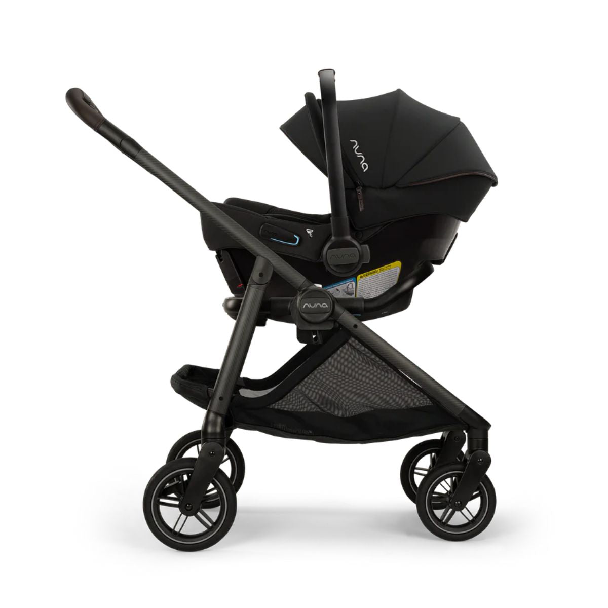 Carrinho De Bebê Travel Sistem Nuna Triv Next + Pipa Urbn Caviar e Chocolate on Luna Baby Store Miami