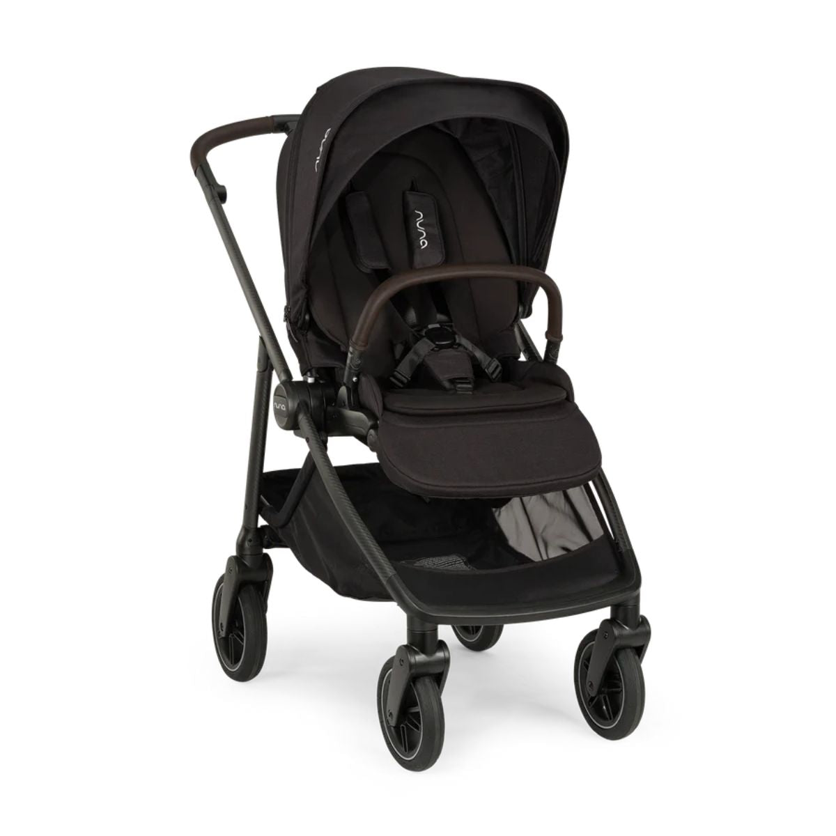 Carrinho De Bebê Travel Sistem Nuna Triv Next + Pipa Urbn Caviar e Chocolate