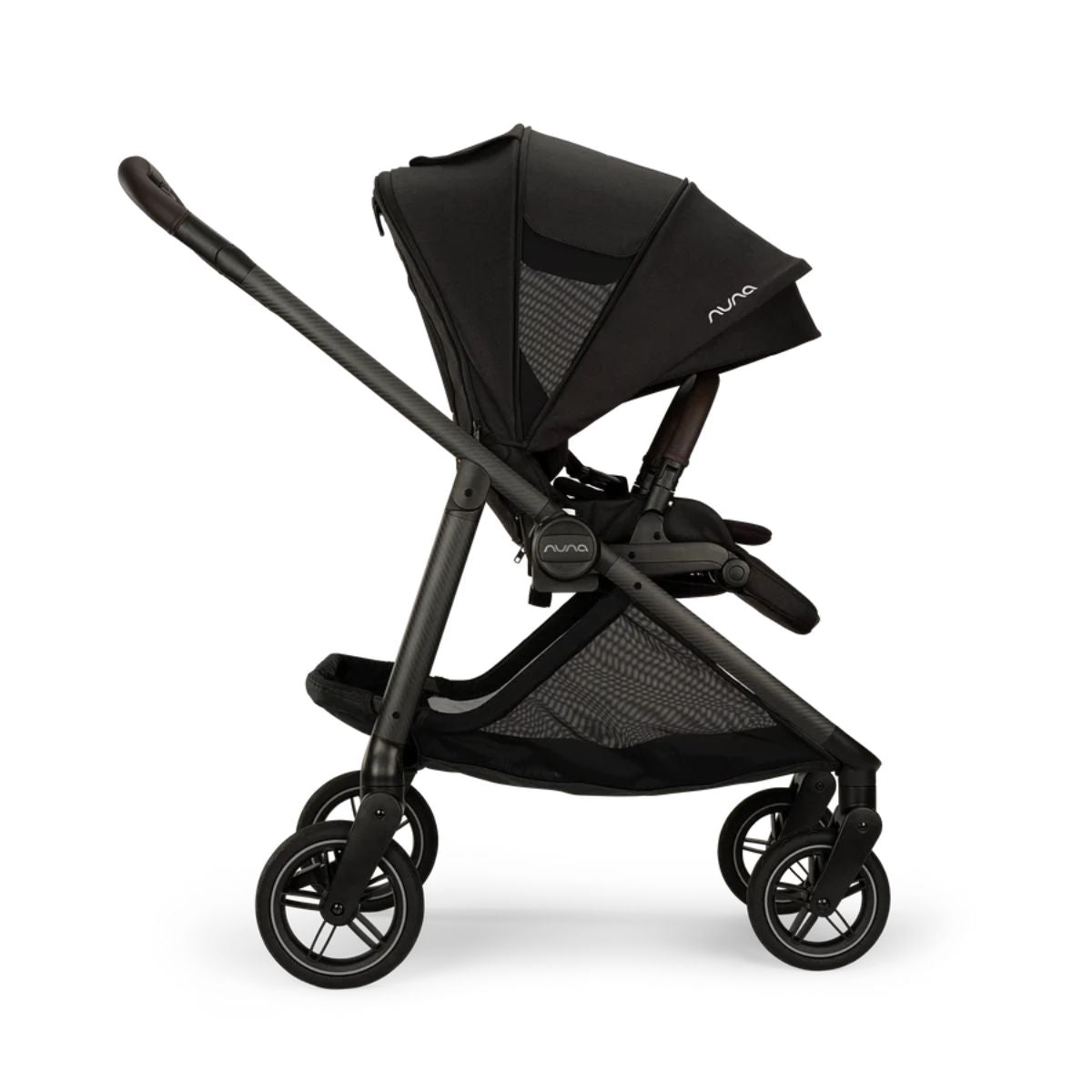 Carrinho De Bebê Travel Sistem Nuna Triv Next + Pipa Urbn Caviar e Chocolate