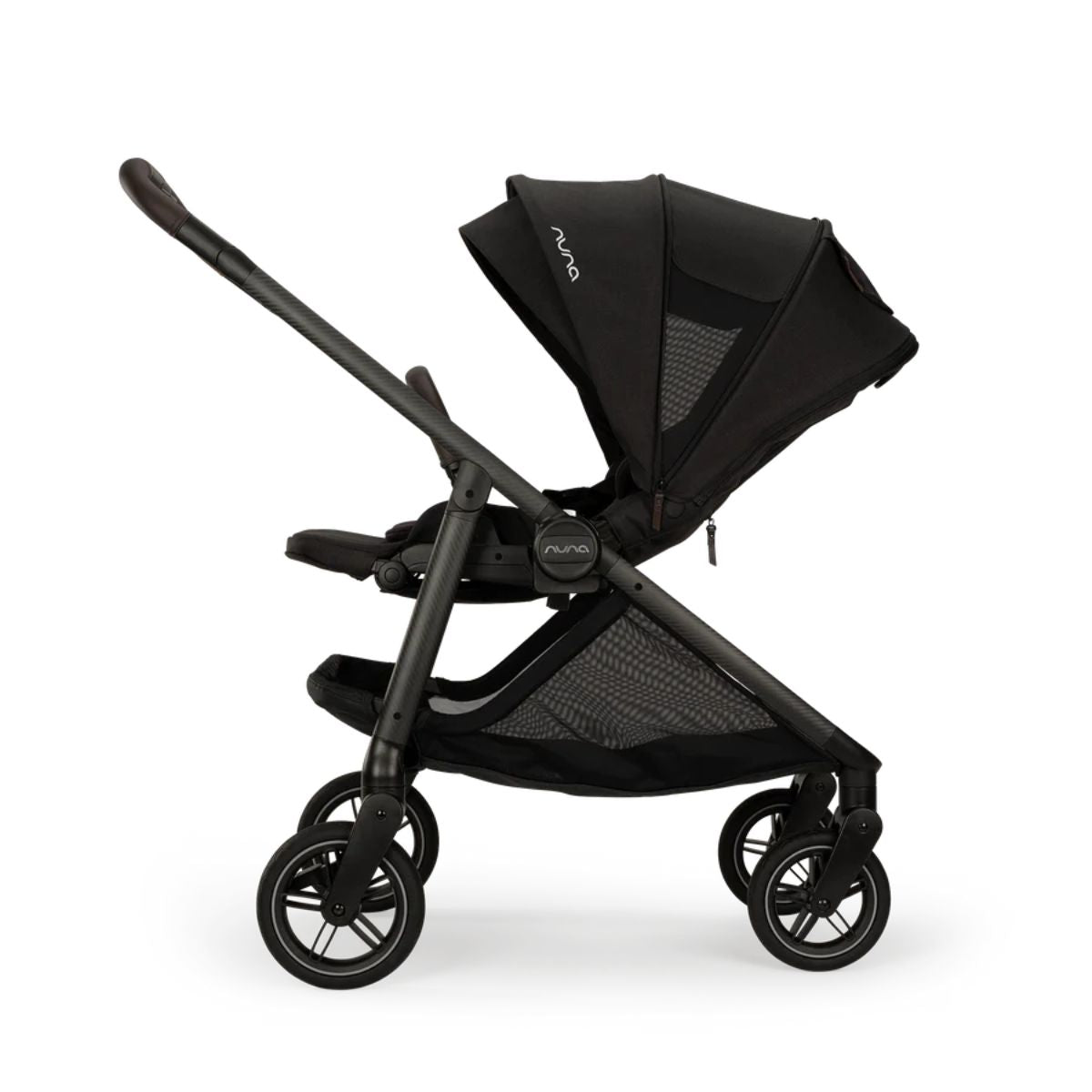Carrinho De Bebê Travel Sistem Nuna Triv Next + Pipa Urbn Caviar e Chocolate