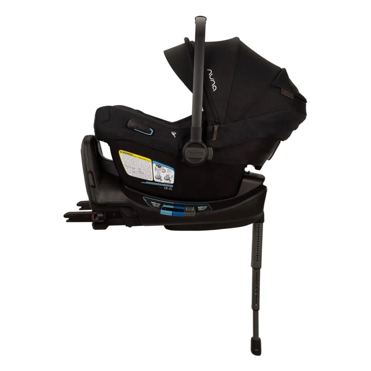 Nuna Pipa Aire Rx + Pipa Relx Base - Caviar/Chocolate on Luna Baby Store Miami