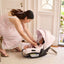 Nuna Pipa Aire Rx + Pipa Relx Base - Caviar/Chocolate on Luna Baby Store Miami
