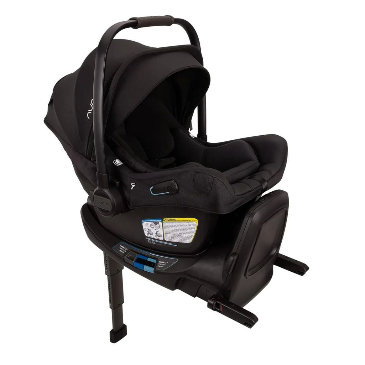 Nuna Pipa Aire Rx + Pipa Relx Base - Caviar/Chocolate on Luna Baby Store Miami