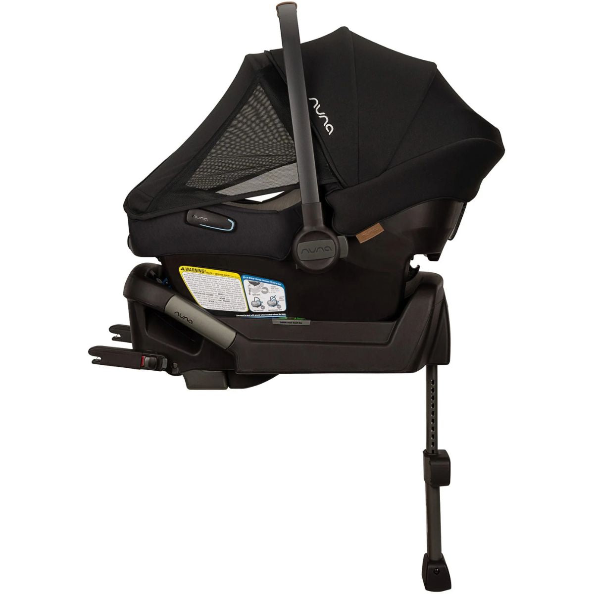 Bebê Conforto Nuna Pipa Aire RX + Base RELX Caviar e Chocolate

