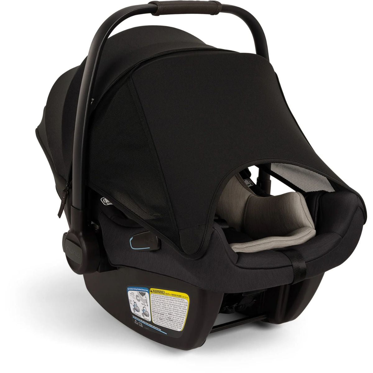 Bebê Conforto Nuna Pipa Aire RX + Base RELX Caviar e Chocolate

