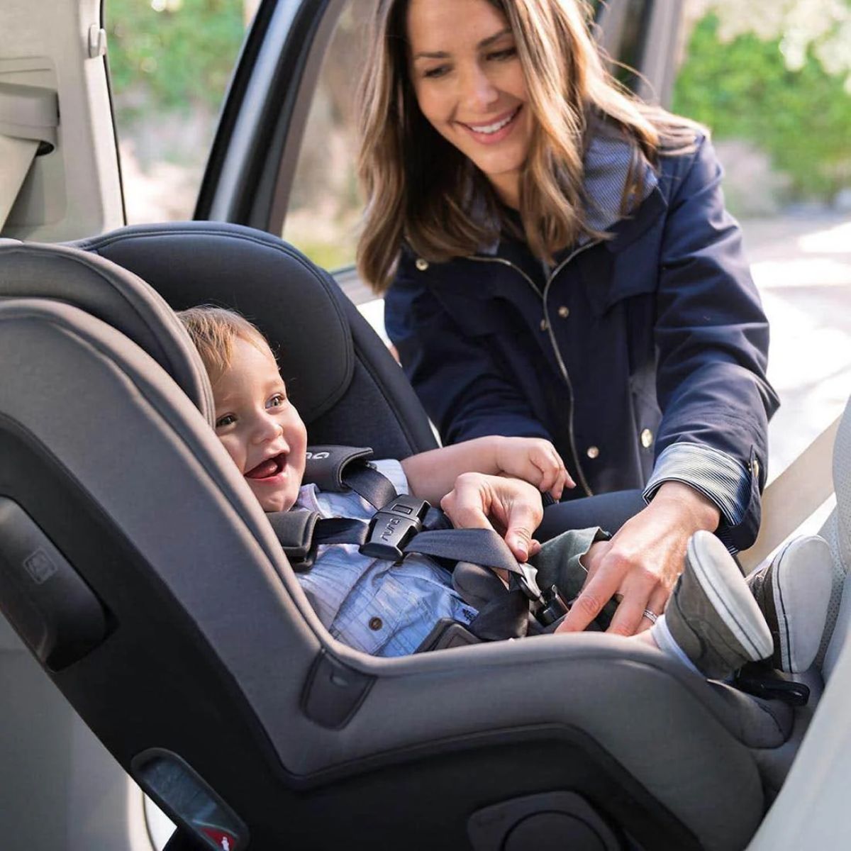 Cadeirinha de Bebê Para Carro Nuna Rava Caviar on Luna Baby Store Miami