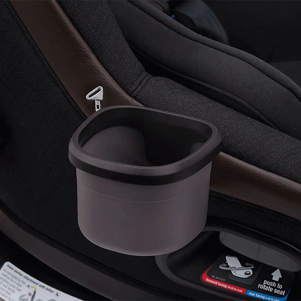 Nuna Revv Maxx Convertible Car Seat - Caviar on Luna Baby Store Miami