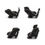 Nuna Revv Maxx Convertible Car Seat - Caviar on Luna Baby Store Miami