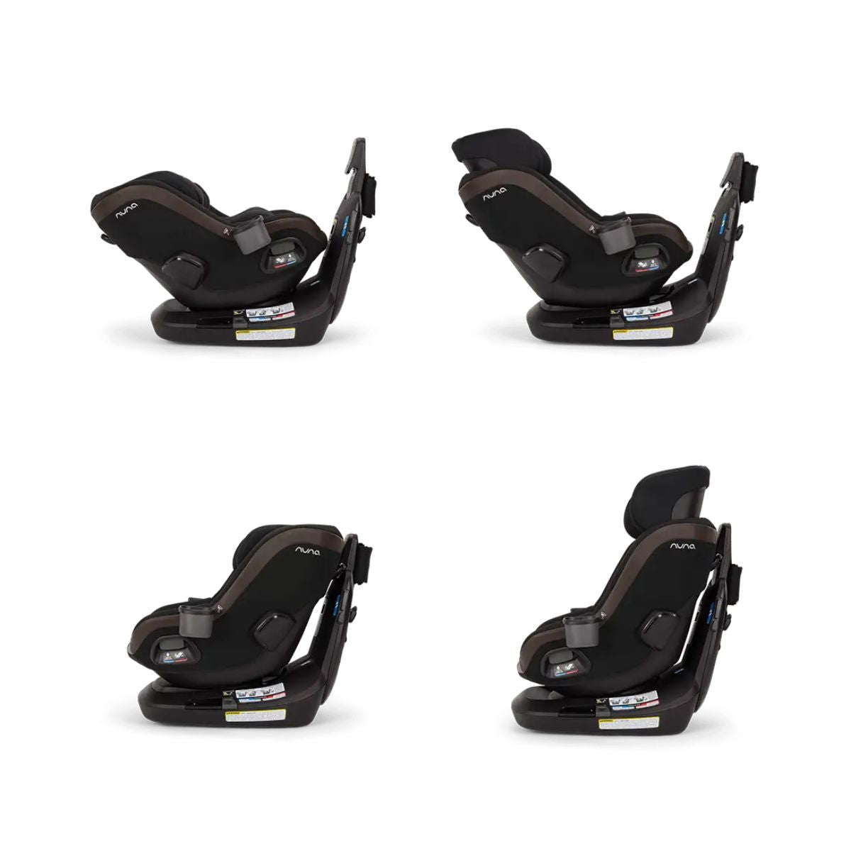 Nuna Revv Maxx Convertible Car Seat - Caviar on Luna Baby Store Miami