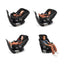 Nuna Revv Maxx Convertible Car Seat - Cedar on Luna Baby Store Miami