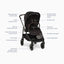 Carrinho De Bebê Nuna SWIV Caviar e Chocolate on Luna Baby Store Miami
