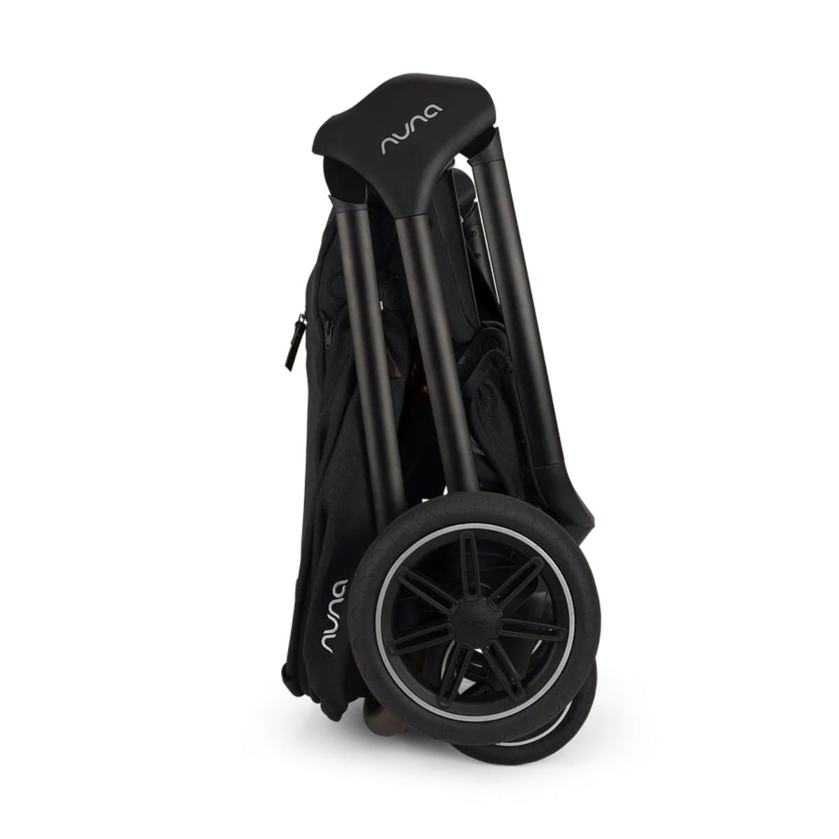 Nuna TRIV Next Stroller w/ Magnetic Buckle - Caviar/Chocolate on Luna Baby Store Miami