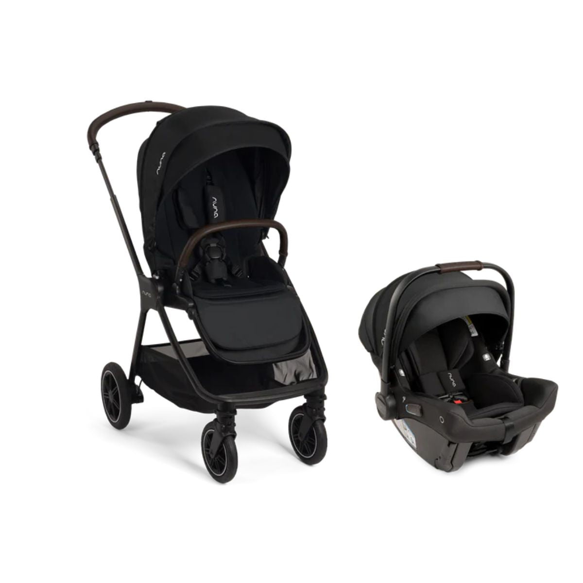 Nuna TRIV next + PIPA urbn Travel System - Caviar / Chocolate