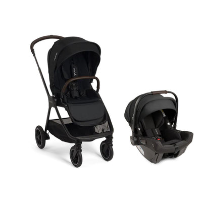 Nuna TRIV next + PIPA urbn Travel System - Caviar / Chocolate
