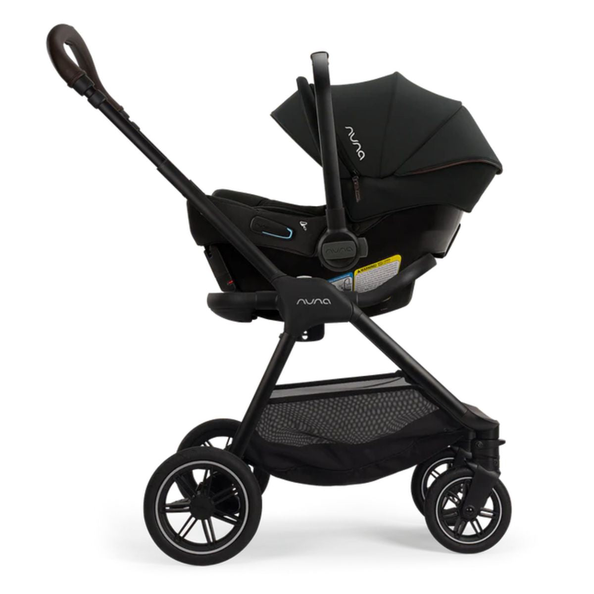 Nuna TRIV next + PIPA urbn Travel System - Caviar / Chocolate on Luna Baby Store Miami