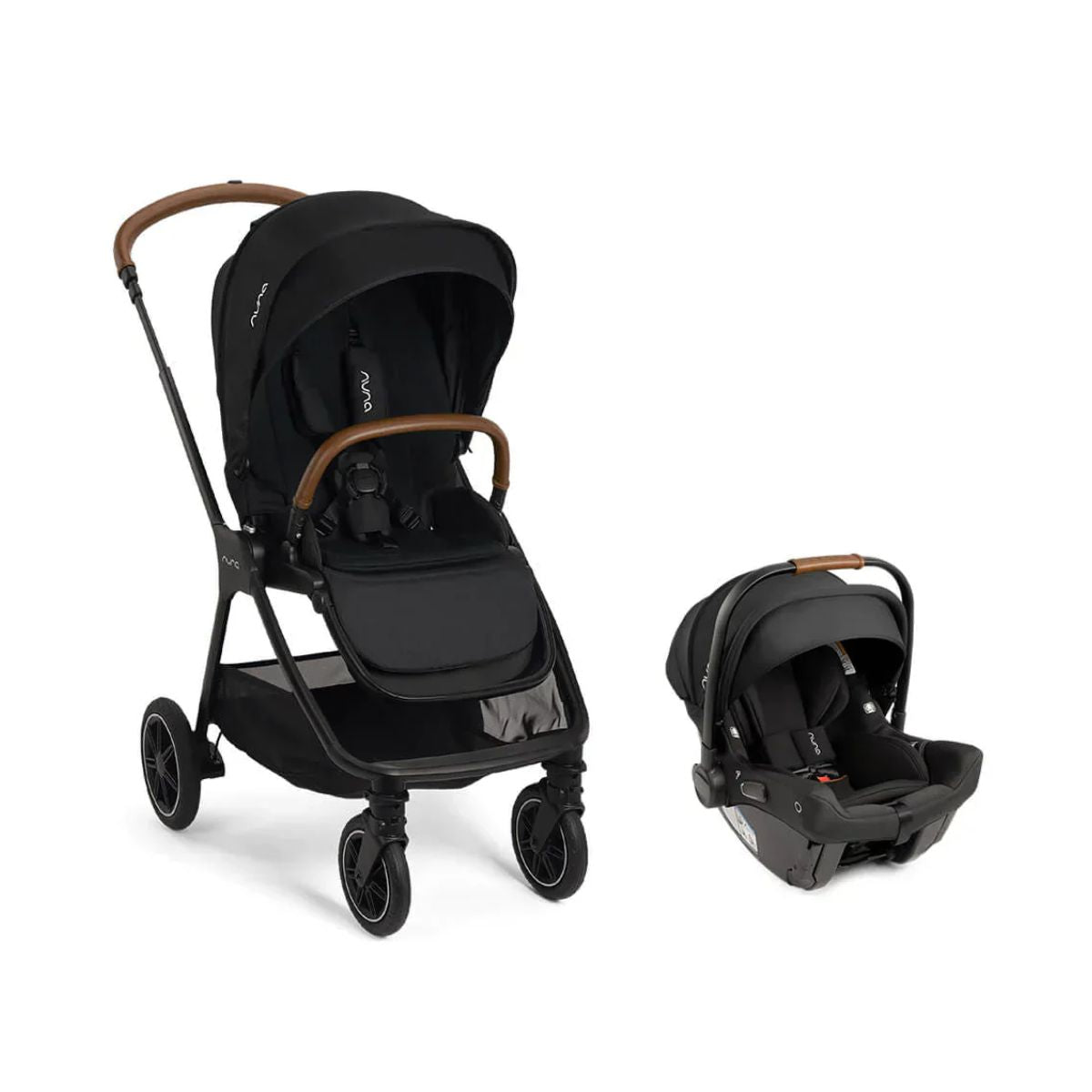 Carrinho de Bebê Travel Sistem Nuna Triv Next + Pipa Urbn Caviar 