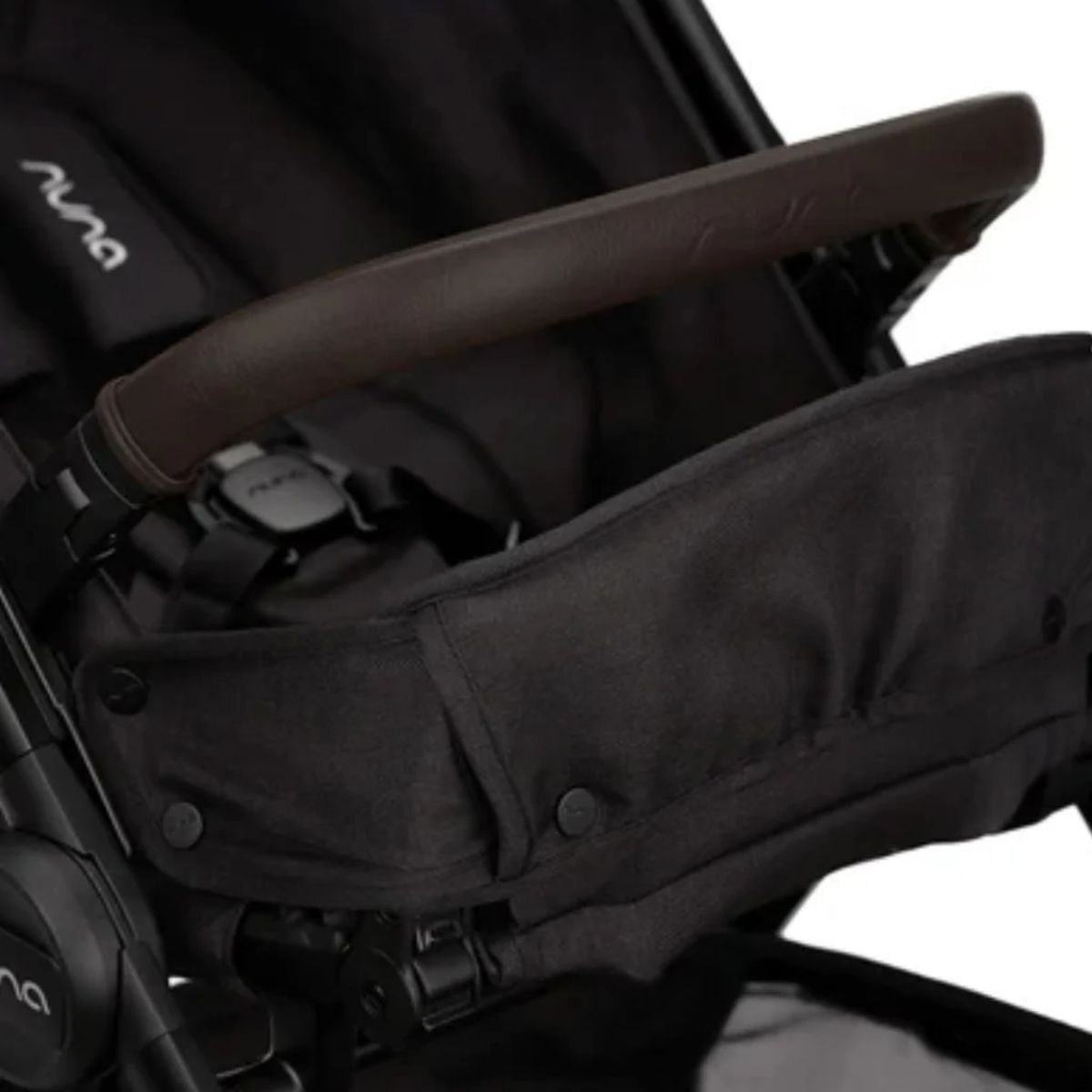 Nuna Trvl Lx Stroller - Caviar/Chocolate on Luna Baby Store Miami