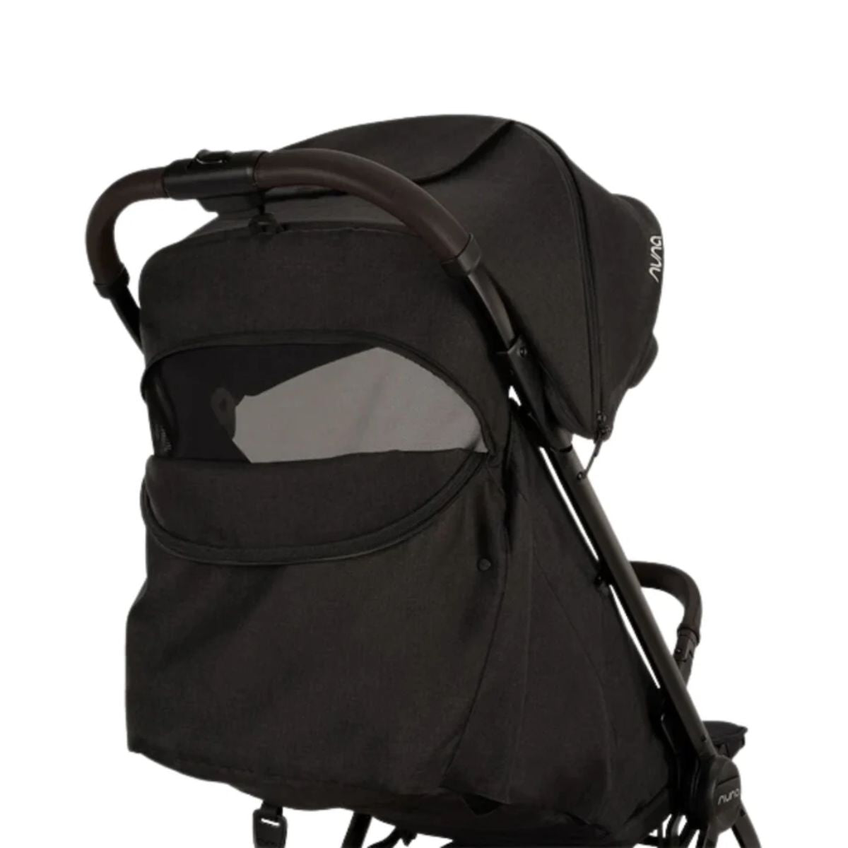 Nuna Trvl Lx Stroller - Caviar/Chocolate on Luna Baby Store Miami