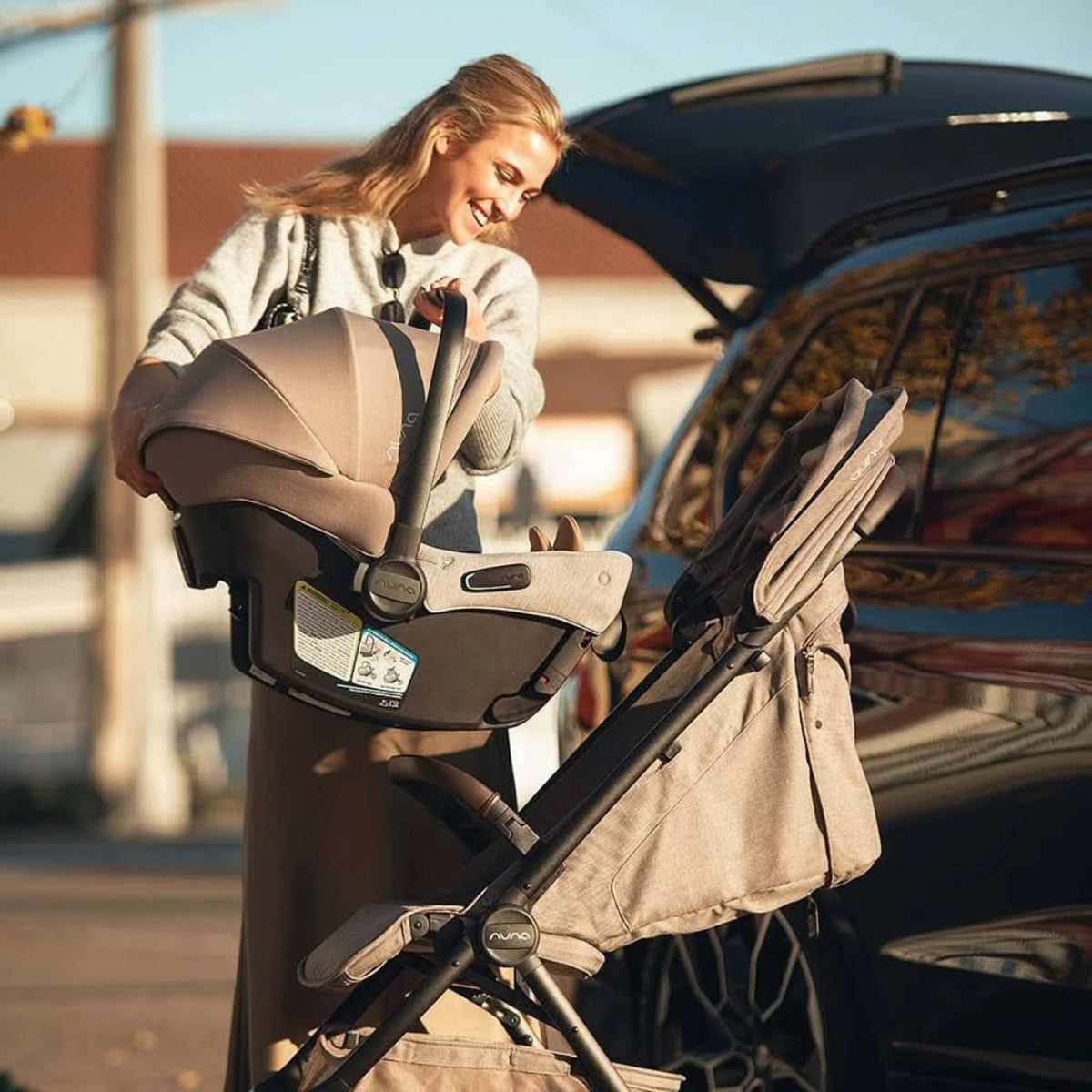 Carrinho de Bebê Travel Sistem Trvl Lx + Pipa Urbn Granite