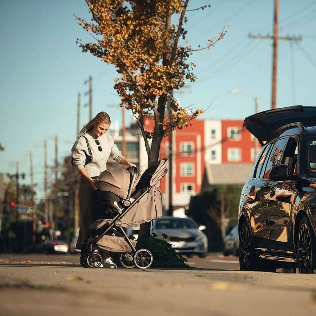 Carrinho de Bebê Travel Sistem Trvl Lx + Pipa Urbn Granite