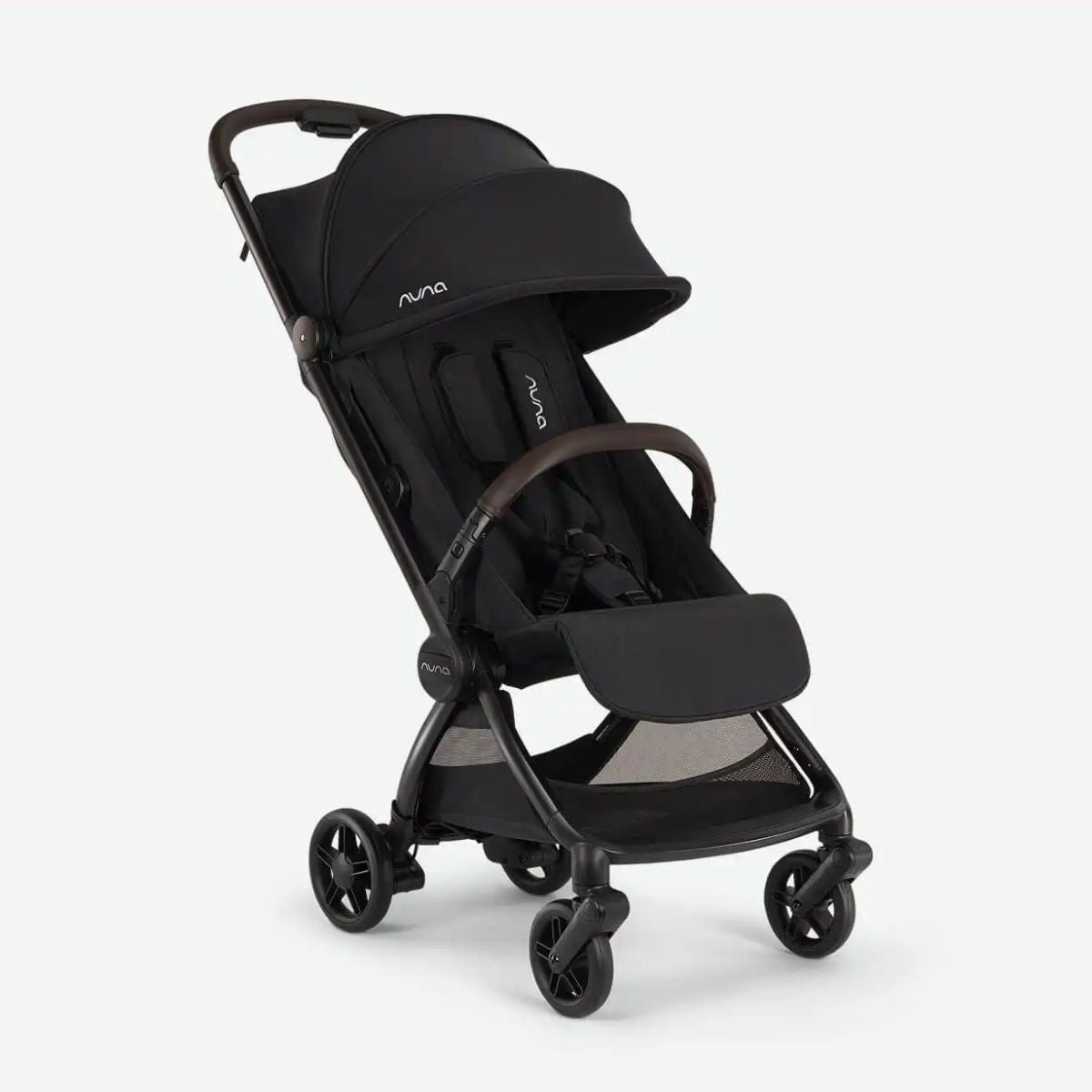 Nuna VIAA cabn Lightweight Travel Stroller -  Caviar