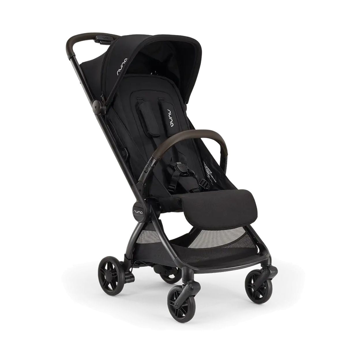 Nuna VIAA cabn Lightweight Travel Stroller -  Caviar