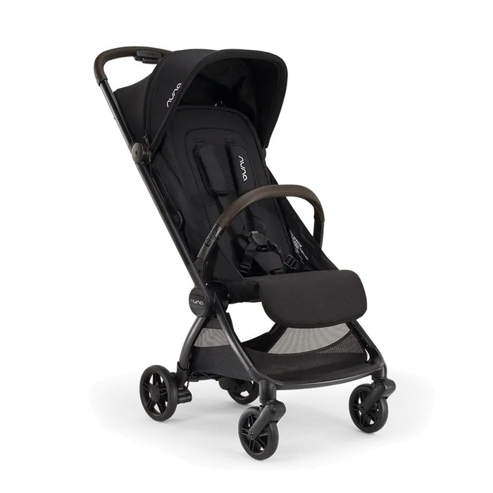 Nuna VIAA cabn Lightweight Travel Stroller -  Caviar