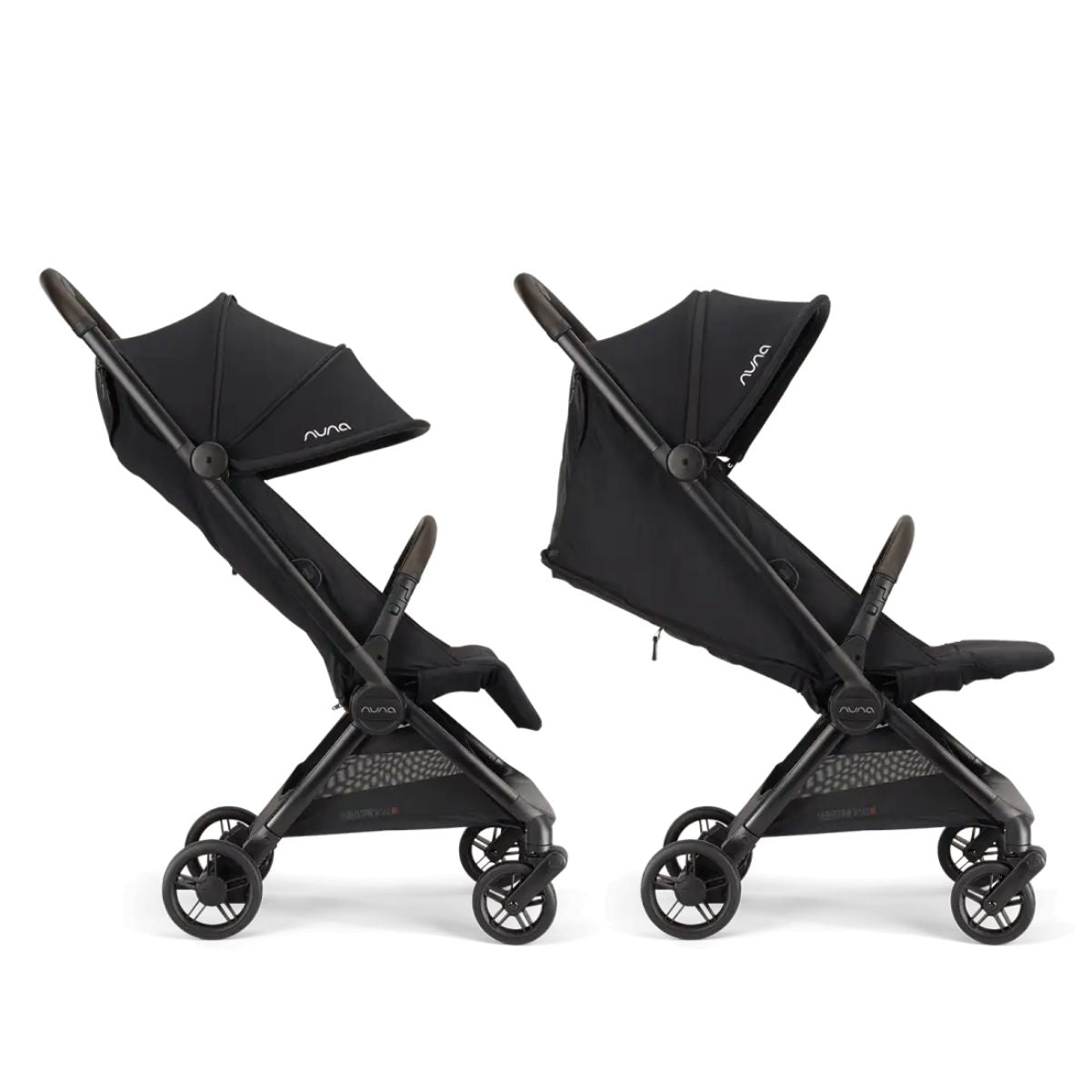 Nuna VIAA cabn Lightweight Travel Stroller -  Caviar on Luna Baby Store Miami