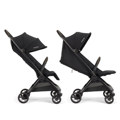 Nuna VIAA cabn Lightweight Travel Stroller -  Caviar