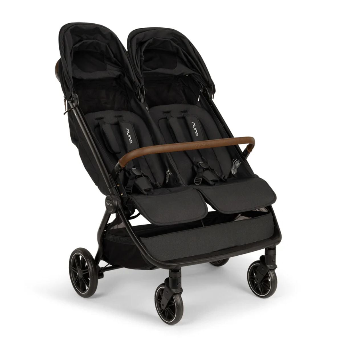Carrinho de Bebê Duplo Nuna Trvl Caviar  on Luna Baby Store Miami