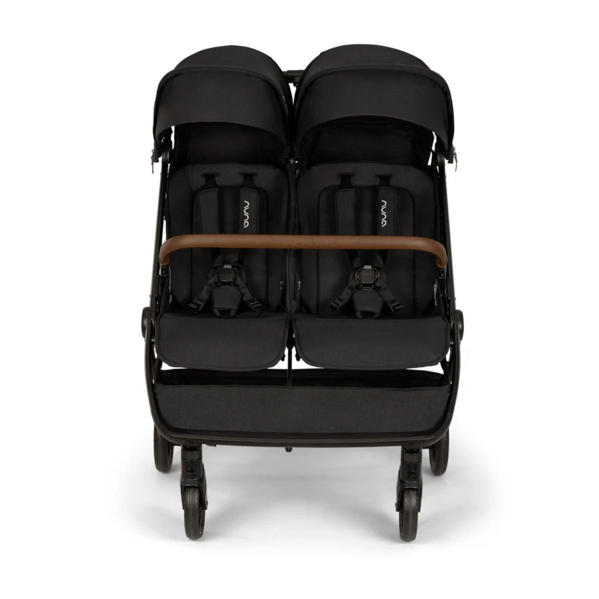 Carrinho de Bebê Duplo Nuna Trvl Caviar  on Luna Baby Store Miami