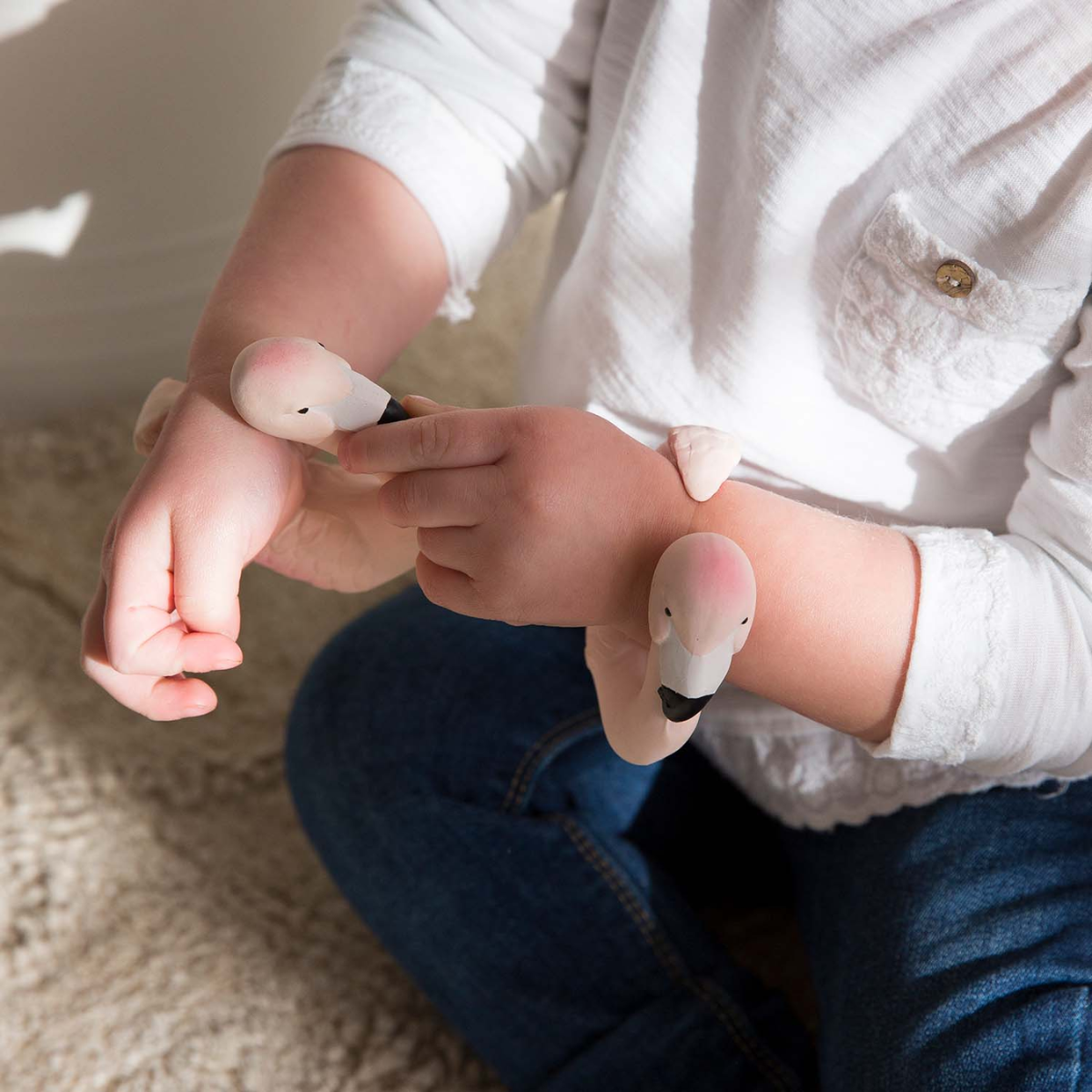 Olí & Carol Bracelet - Sky The Flamingo
