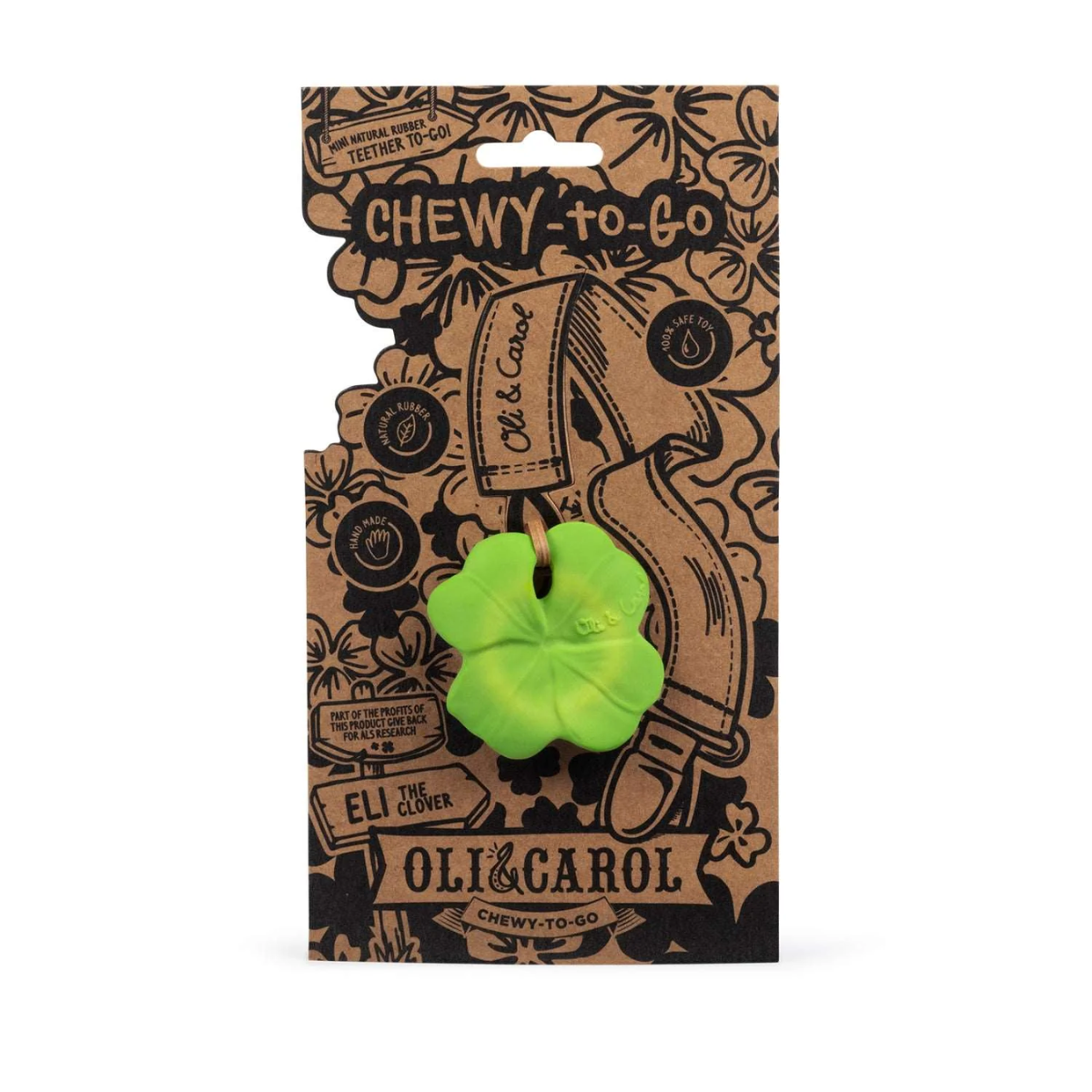 Olí & Carol Mini Teether - Eli The Clover