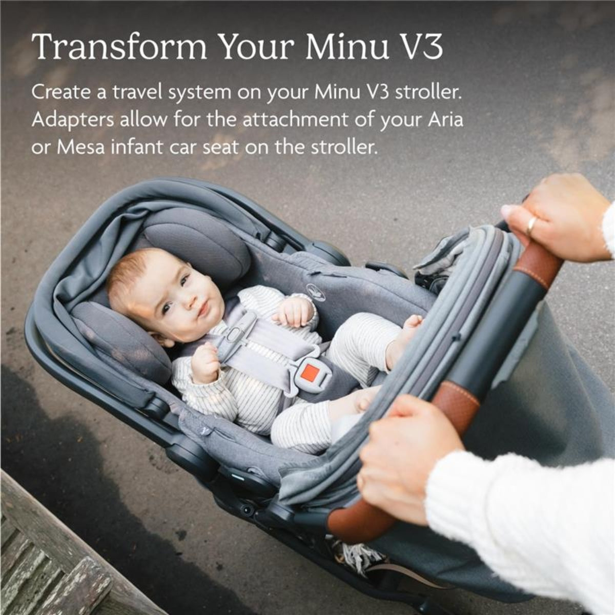 Uppababy - Adapters For Minu V3 - (Compatible with all Mesa and Aria car seats)