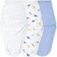 Pacote com 3 fraldas Aden + Anais Essentials Wrap Swaddle - Dino Rama