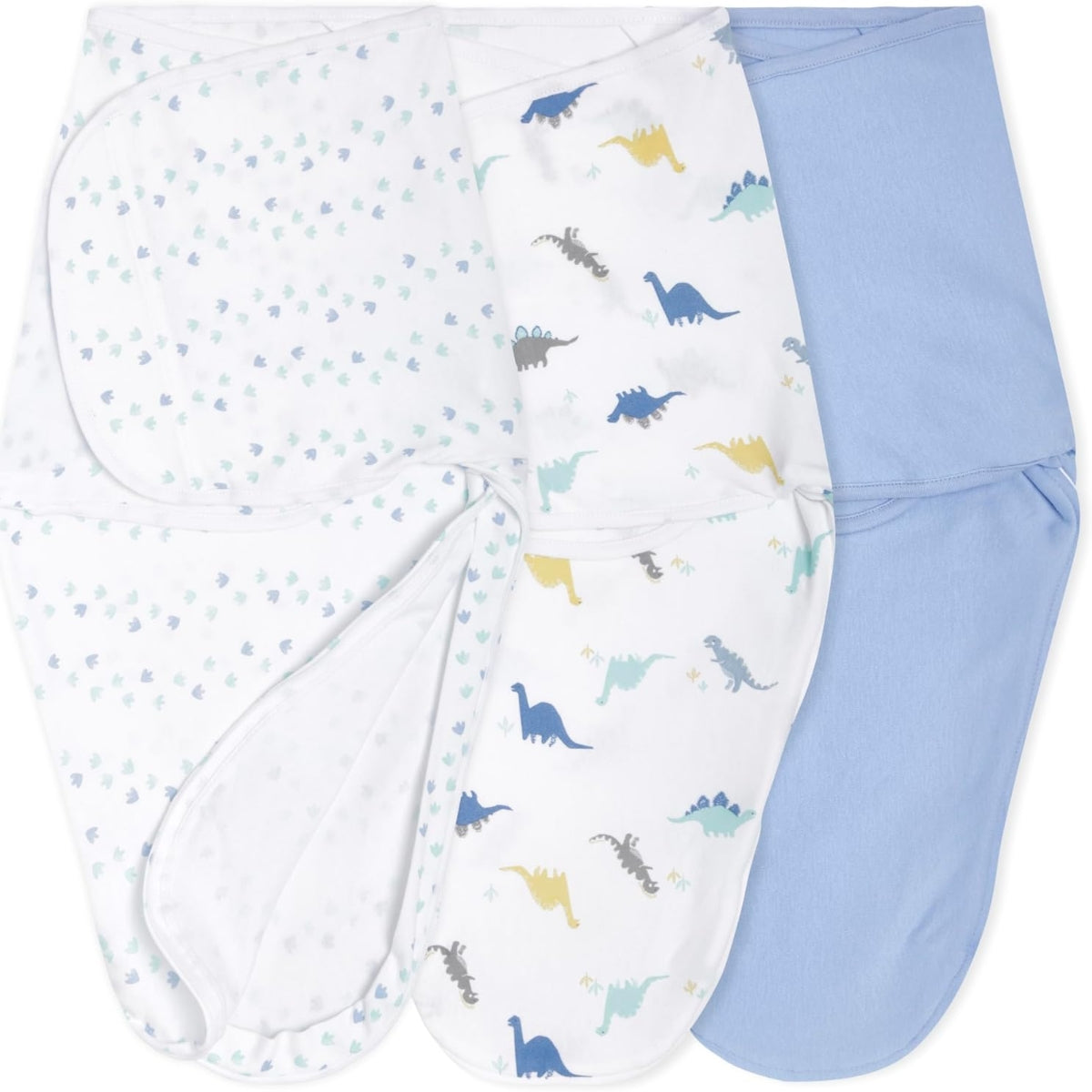 Pacote com 3 fraldas Aden + Anais Essentials Wrap Swaddle - Dino Rama