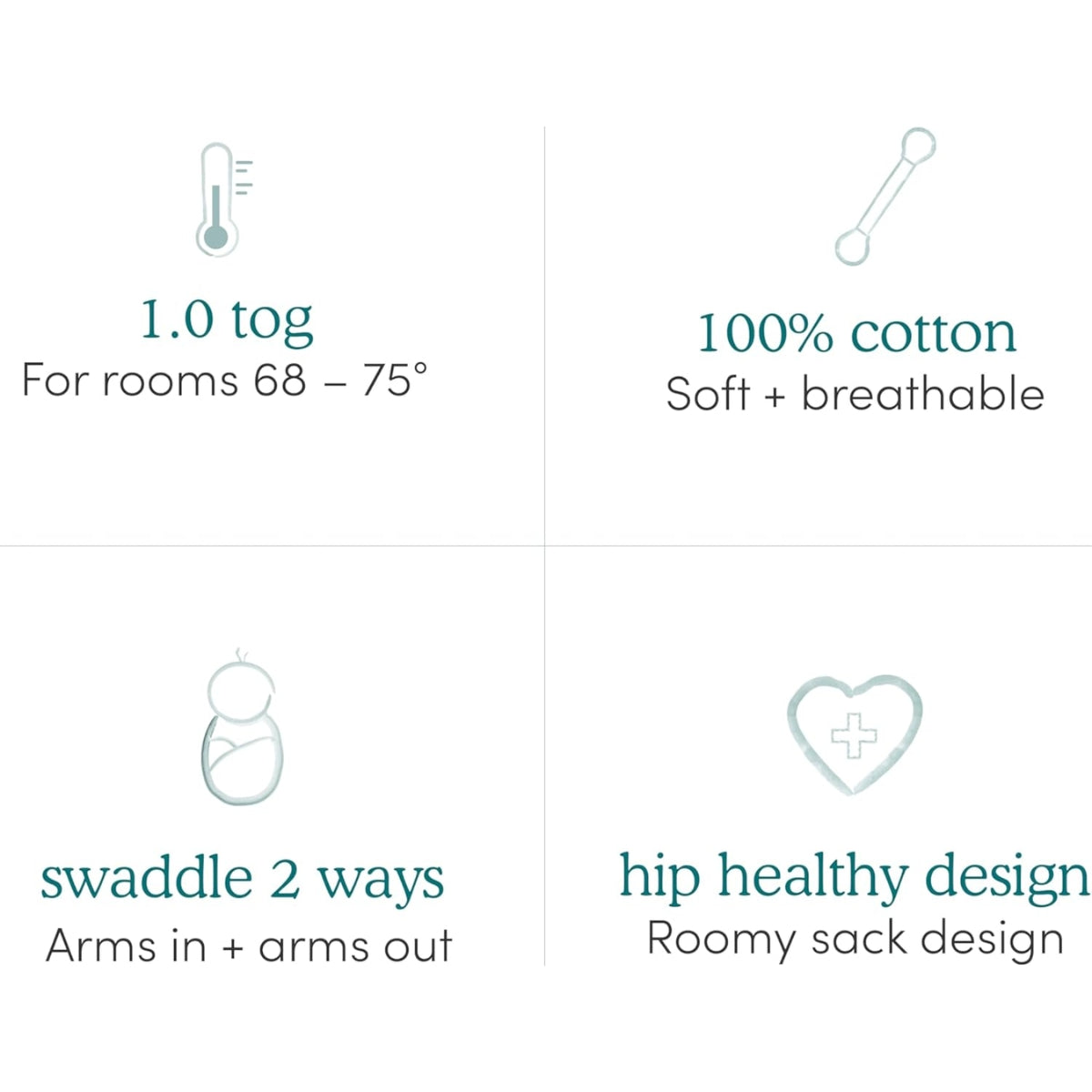 Pacote com 3 fraldas Aden + Anais Essentials Wrap Swaddle - Dino Rama