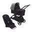 Bugaboo Dragonfly Berço e Assento Para Carrinho - Black/Black/Canopy Grey Melange