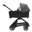 Bugaboo Dragonfly Berço e Assento Para Carrinho - Black/Black/Canopy Grey Melange