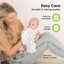 KeaBabies 5-Pack Softe Burp Cloths Nórdic
