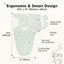 KeaBabies 3pk Soothe Baby Swaddles 0-3 Months, Sleep Sack for Newborns Bunnies