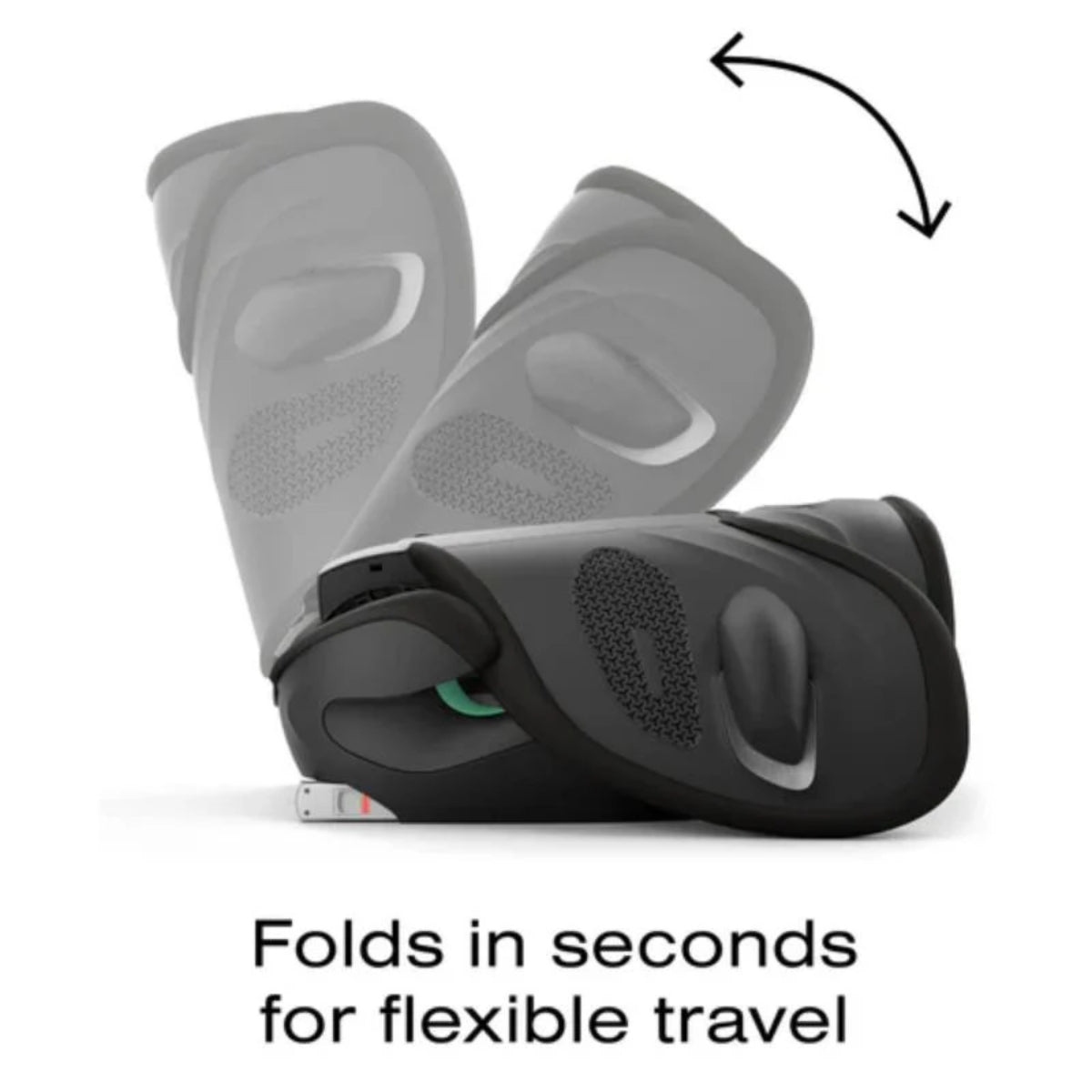Cybex Solution G2 Folding Travel High-Back Booster - Moon Black
